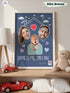 Christian Baby Poster Set – Personalized Bible Verse Nursery Wall Art